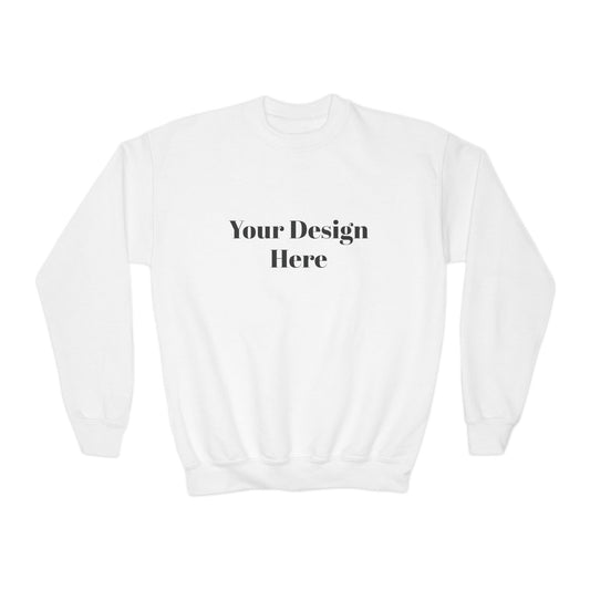 Youth Crewneck Sweatshirt - Custom Design Upload