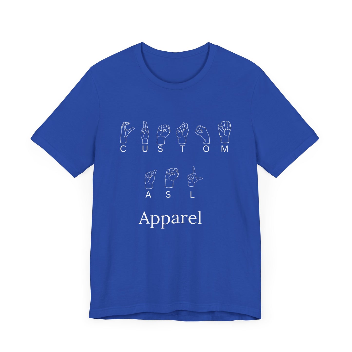 ASL Unisex Tee - Personalized Sign Language Shirt